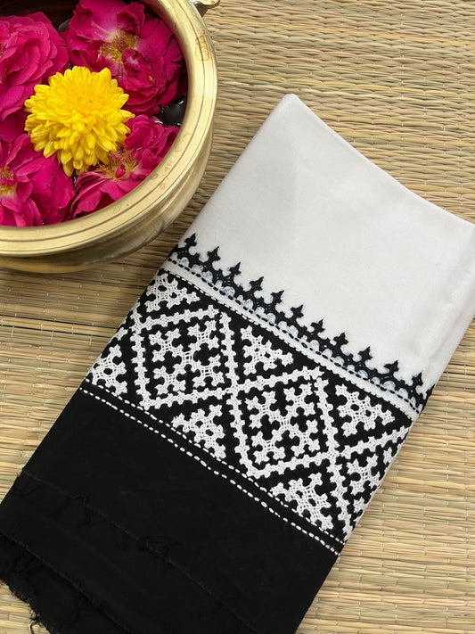 DKUBP33 Dual Color Kutchwork Blouse Piece