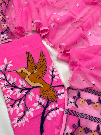 Jamdani Dress Material