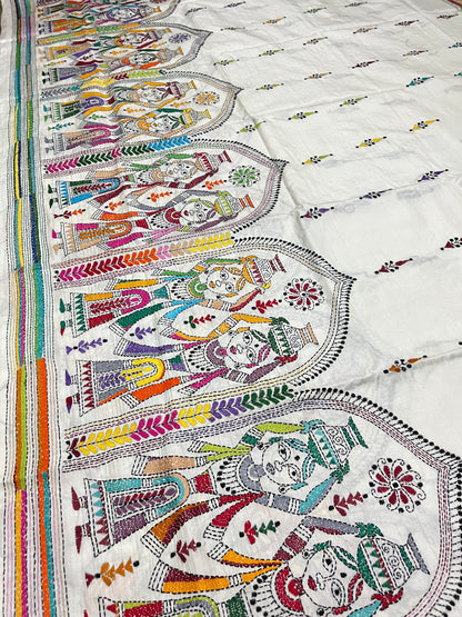 VILLAGE THEME Kanthawork Saree