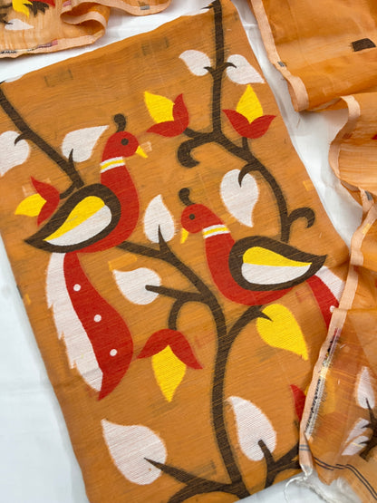 Jamdani Dress Material