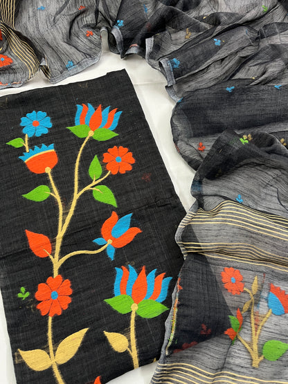 Jamdani Dress Material