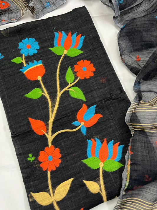 Jamdani Dress Material