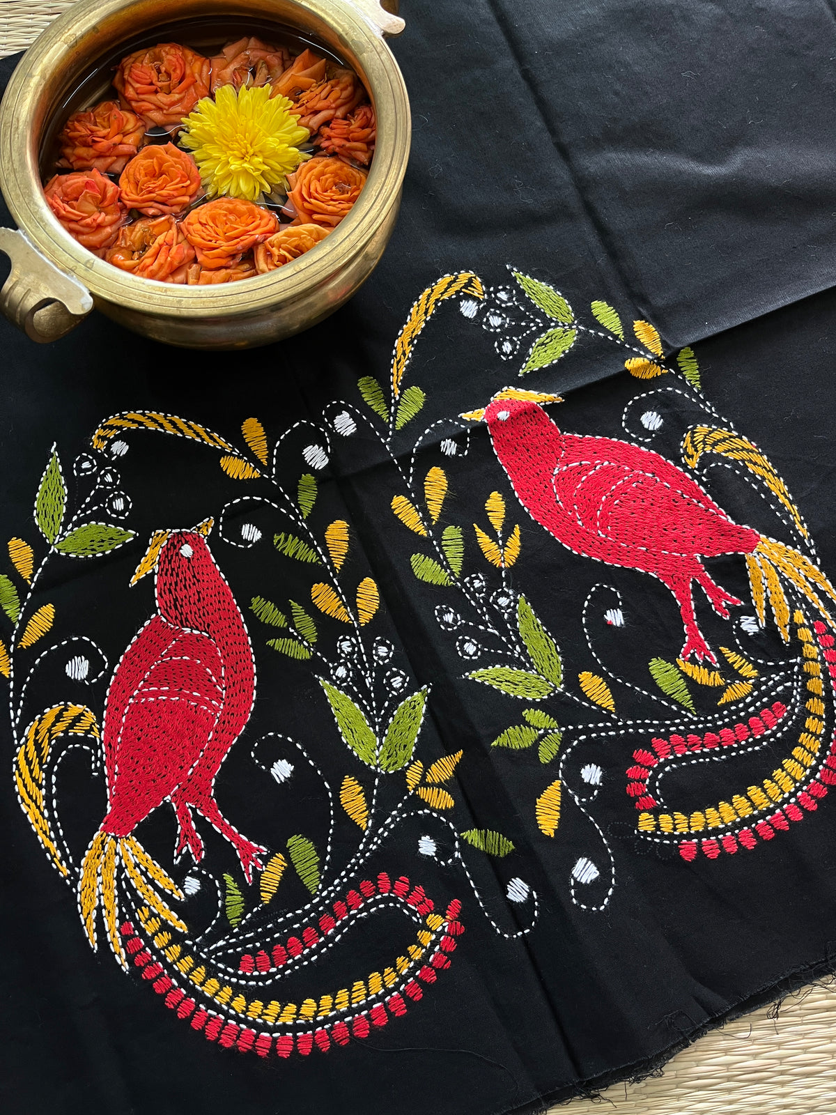 DKBP58 Designer Kanthawork Blouse Piece