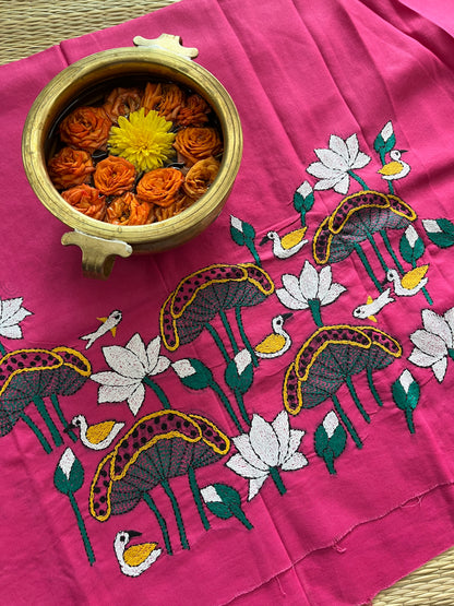 DKBP76 Designer Kanthawork Blouse Piece