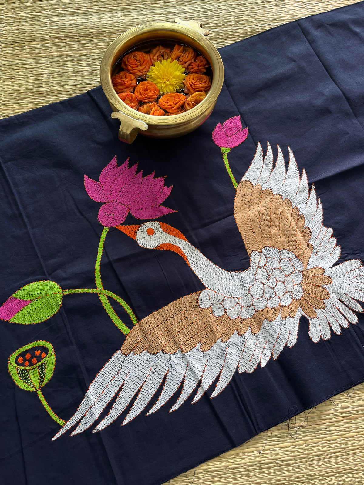 DKBP82 Designer Kanthawork Blouse Piece