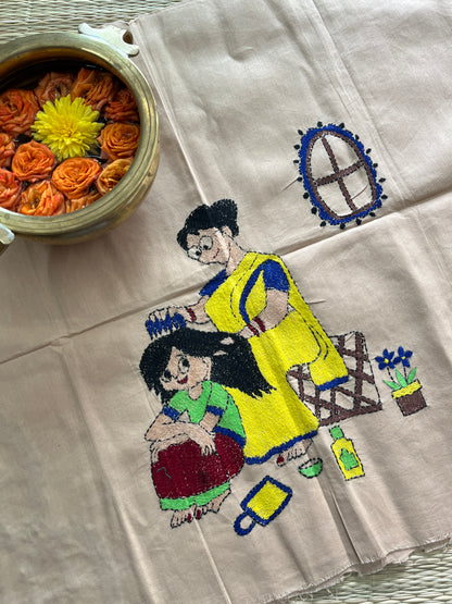 DKBP84 Designer Kanthawork Blouse Piece