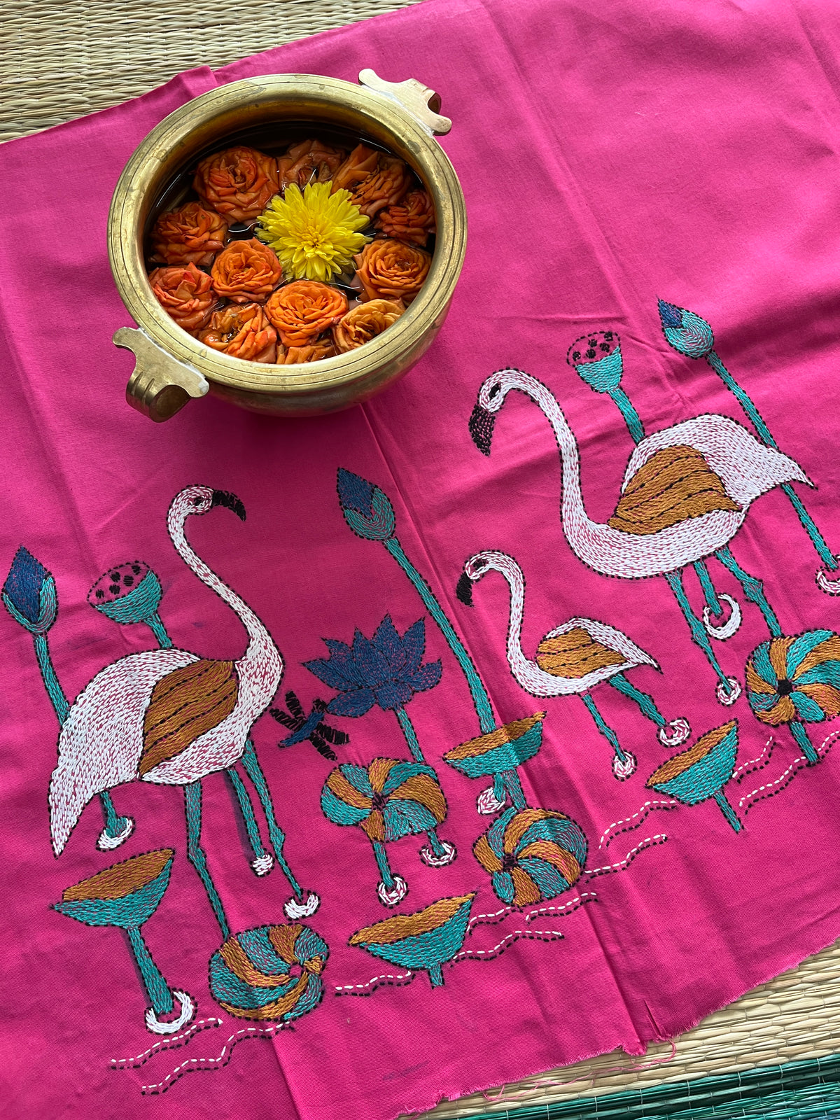 DKBP85 Designer Kanthawork Blouse Piece