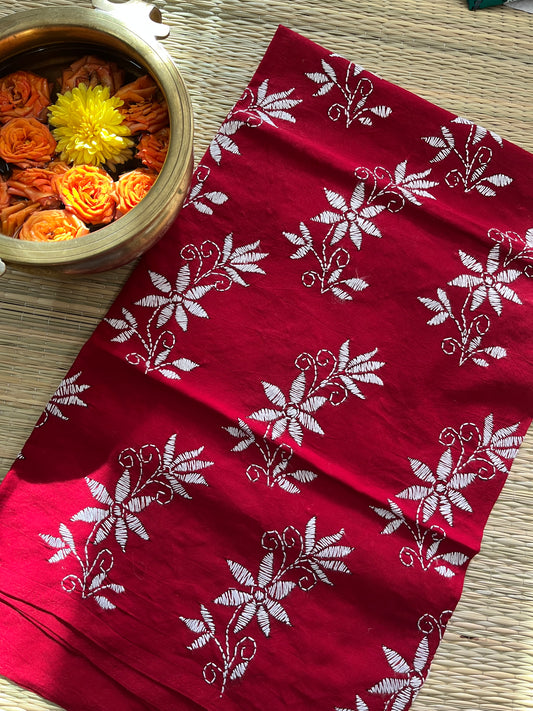 AKBP107 Allover Kanthawork Blouse Piece