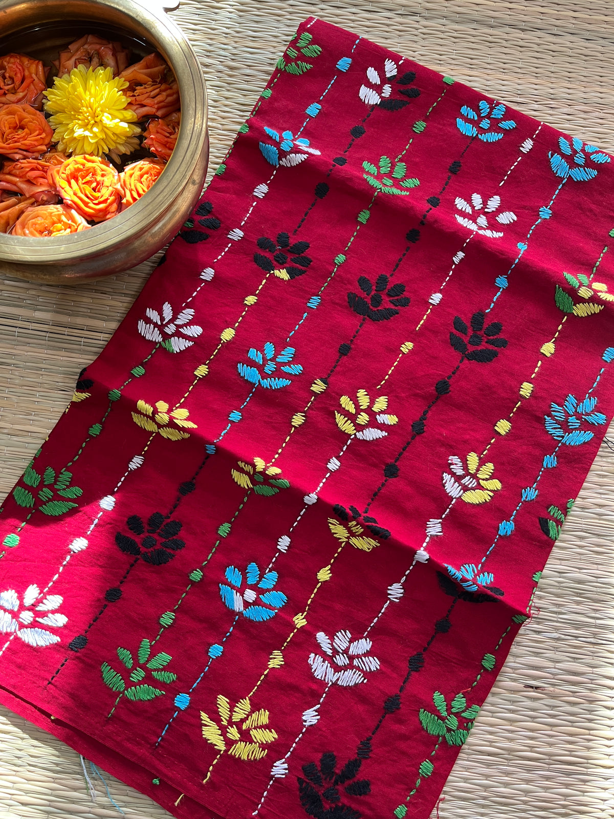 AKBP109 Allover Kanthawork Blouse Piece