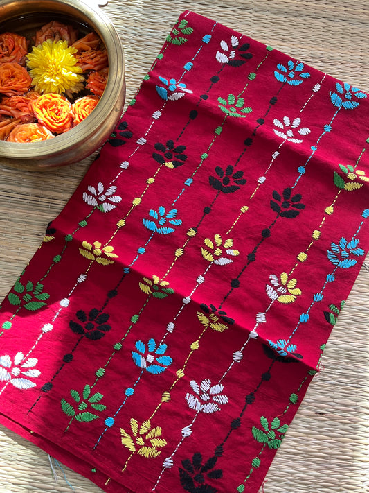 AKBP109 Allover Kanthawork Blouse Piece