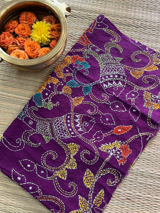 AKBP113 Allover Kanthawork Blouse Piece