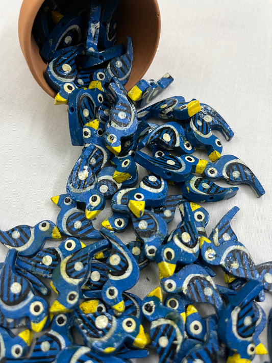 DARK BLUE Chidiya Buttons