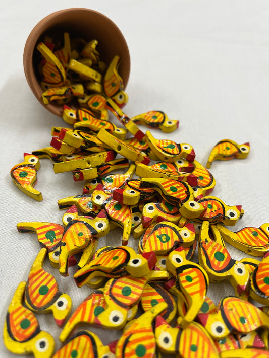 YELLOW Chidiya Buttons