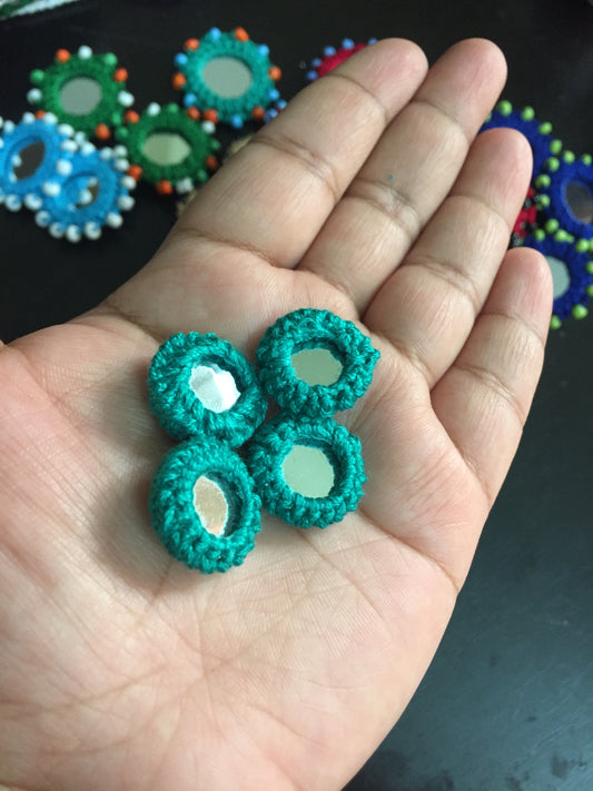 RAMA GREEN Mini Mirror Buttons