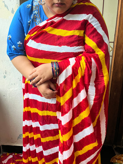 Mothra Lehariya Saree