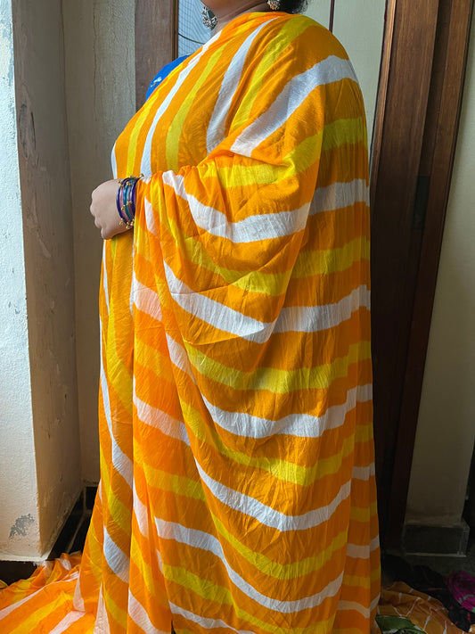 Mothra Lehariya Saree