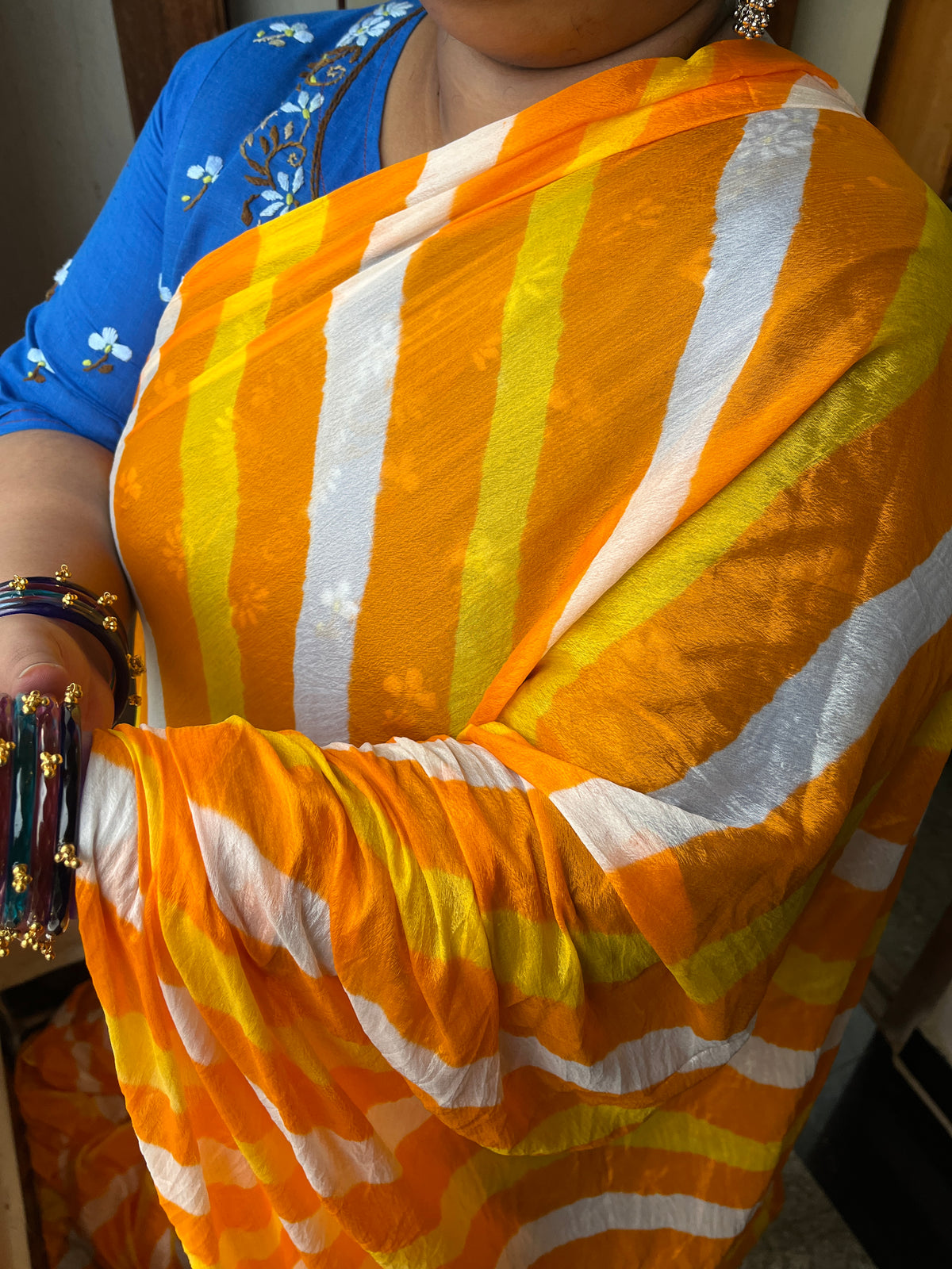 Mothra Lehariya Saree