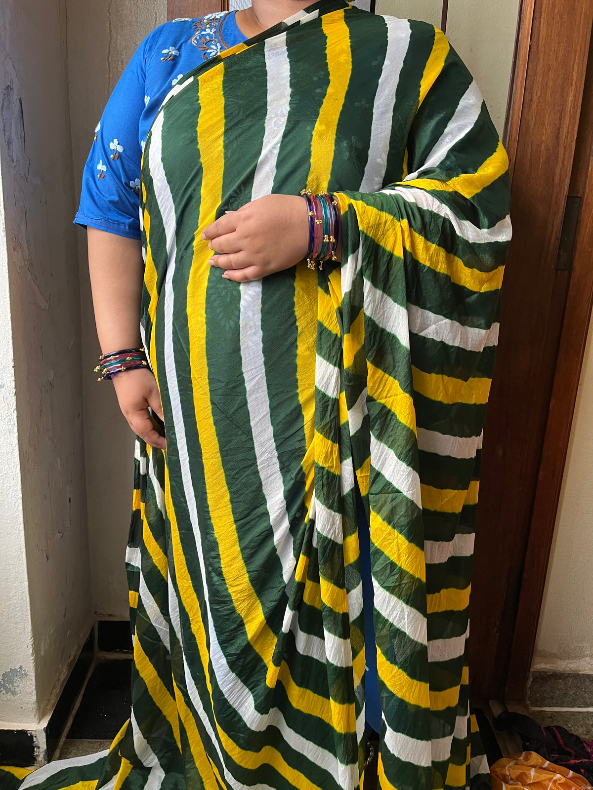 Mothra Lehariya Saree