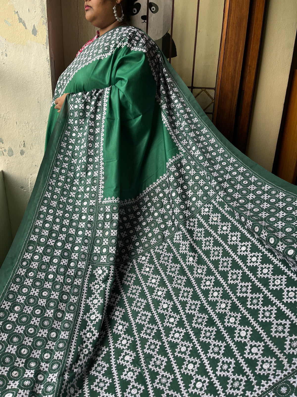 GRAND Kutchwork Saree