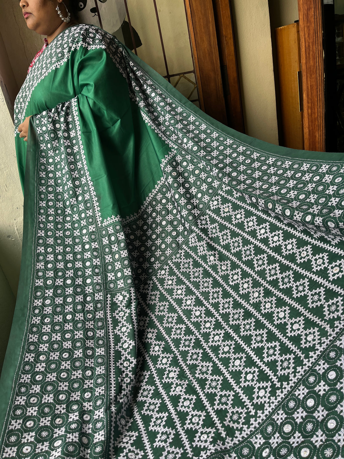 GRAND Kutchwork Saree