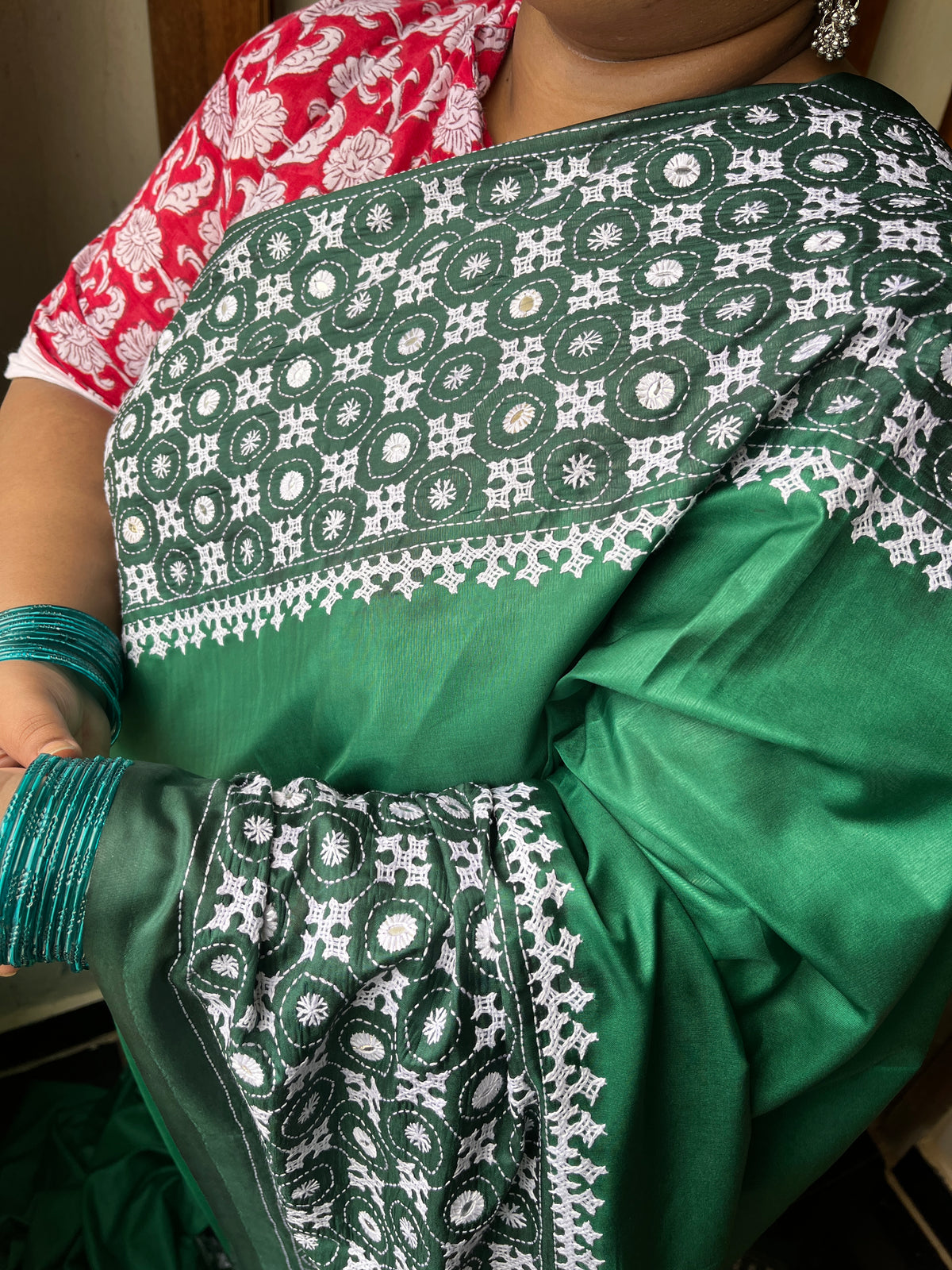 GRAND Kutchwork Saree