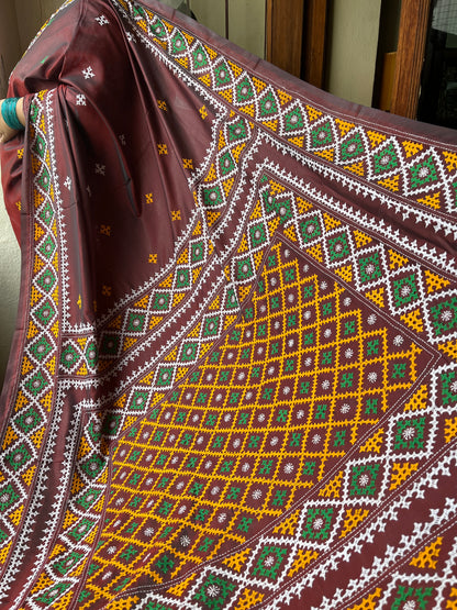 RIWAYAT Kutchwork Saree