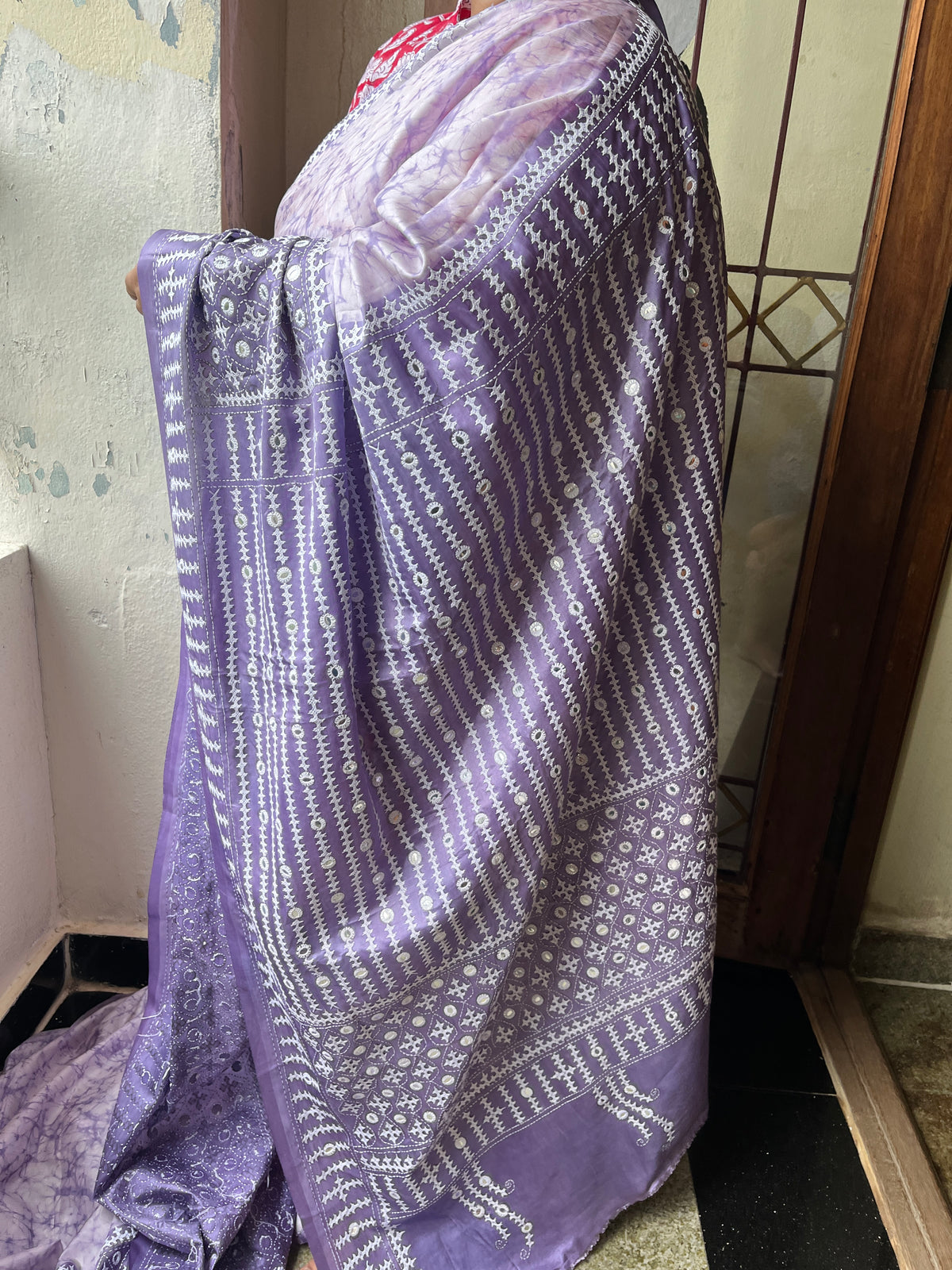 GRAND Kutchwork Saree
