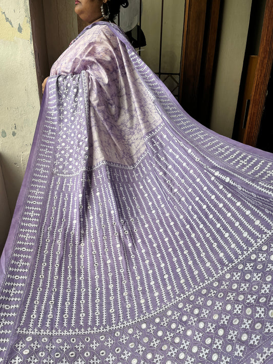 GRAND Kutchwork Saree