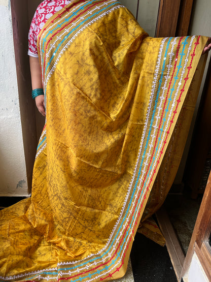 GRAND Kutchwork Saree