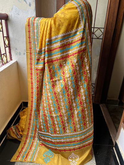 GRAND Kutchwork Saree