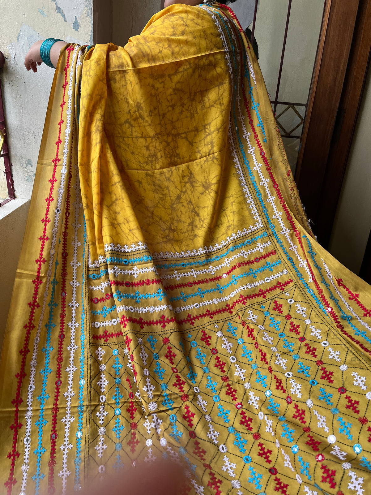GRAND Kutchwork Saree