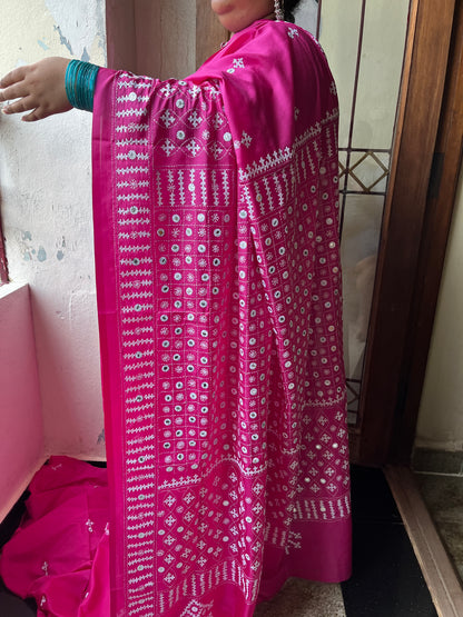 GRAND Kutchwork Saree