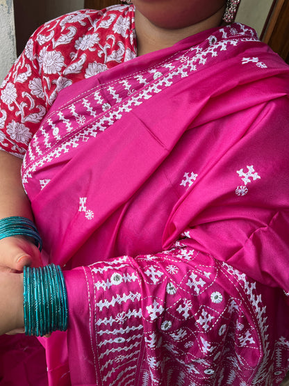 GRAND Kutchwork Saree