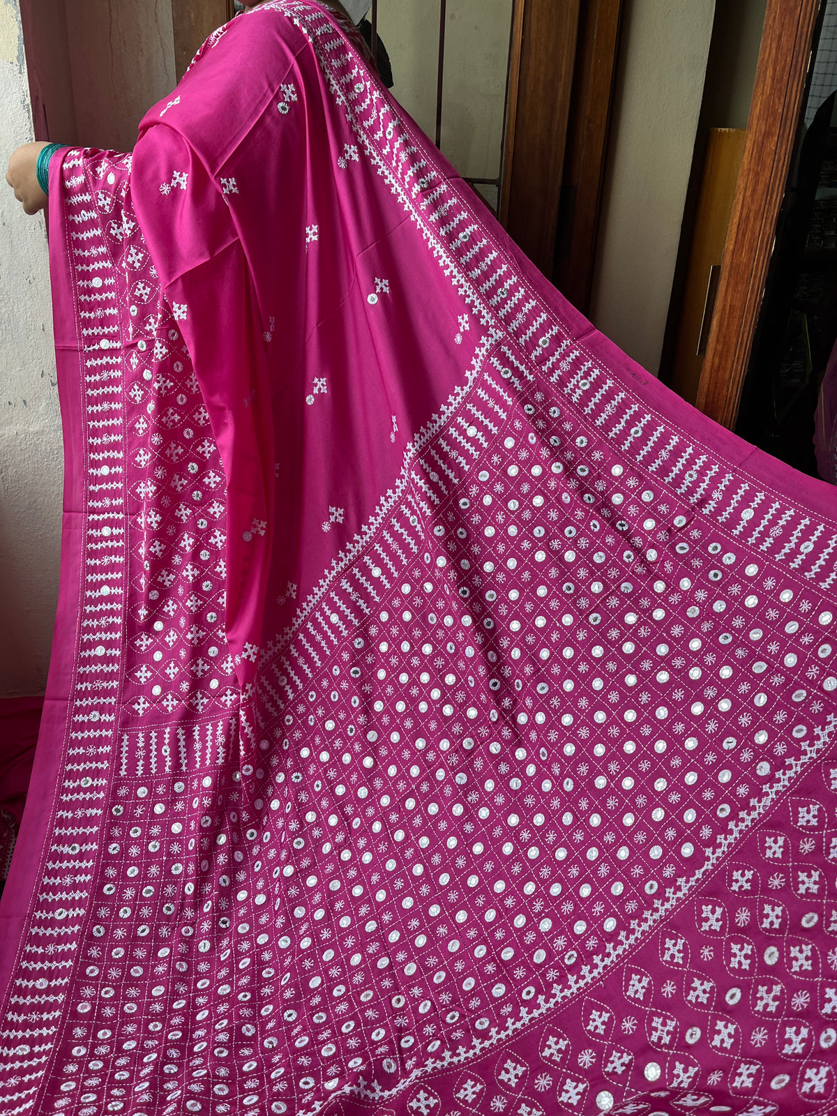GRAND Kutchwork Saree