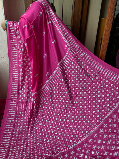 GRAND Kutchwork Saree
