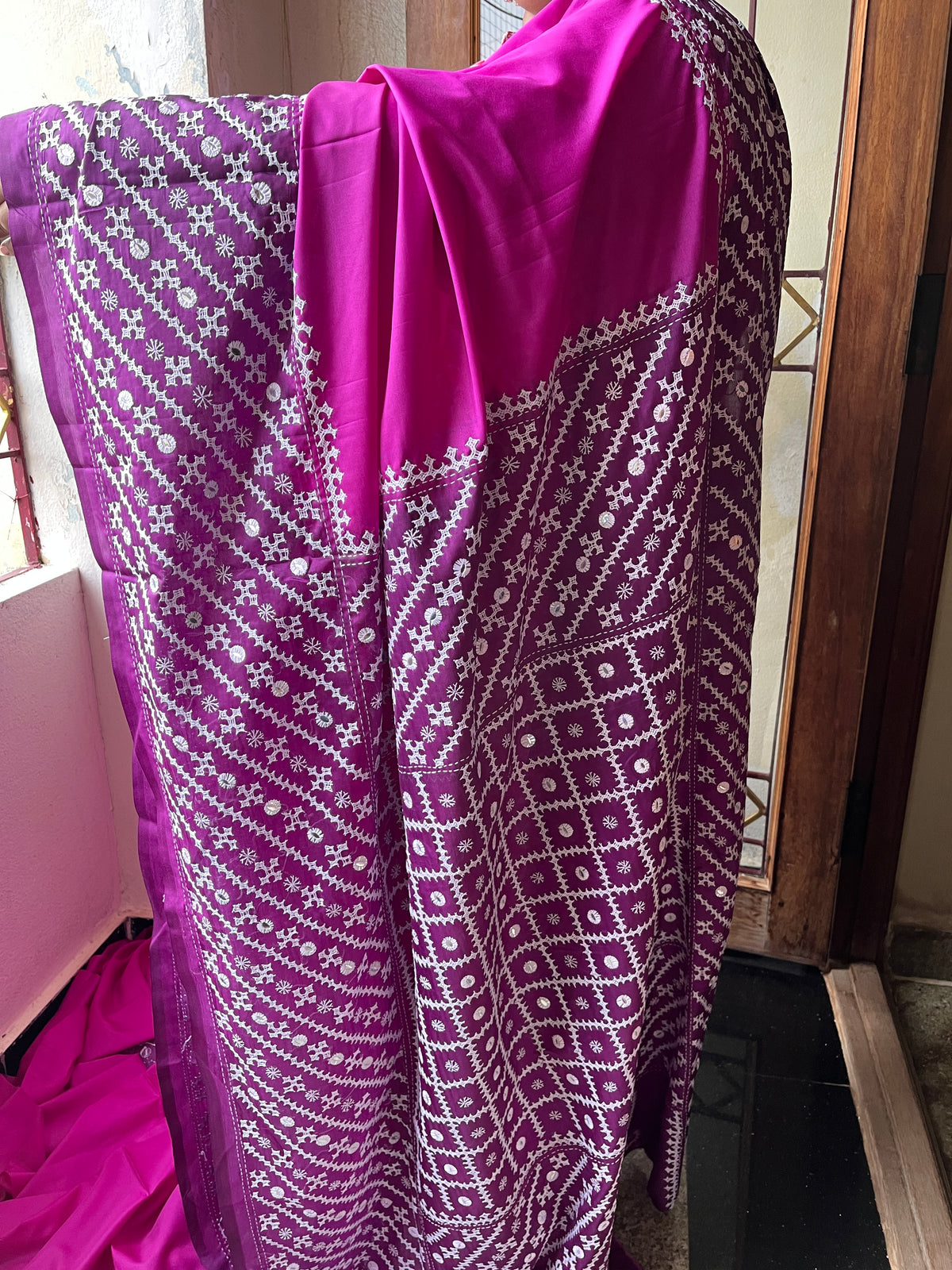 GRAND Kutchwork Saree