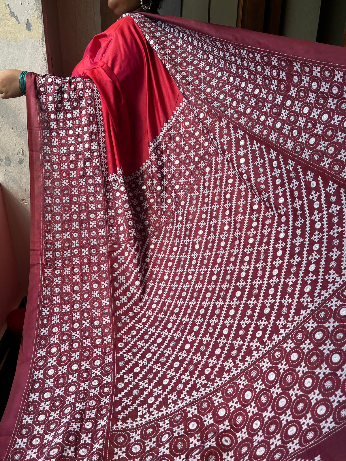 GRAND Kutchwork Saree