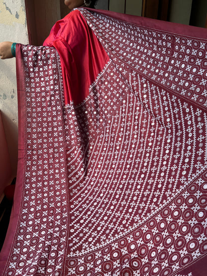 GRAND Kutchwork Saree
