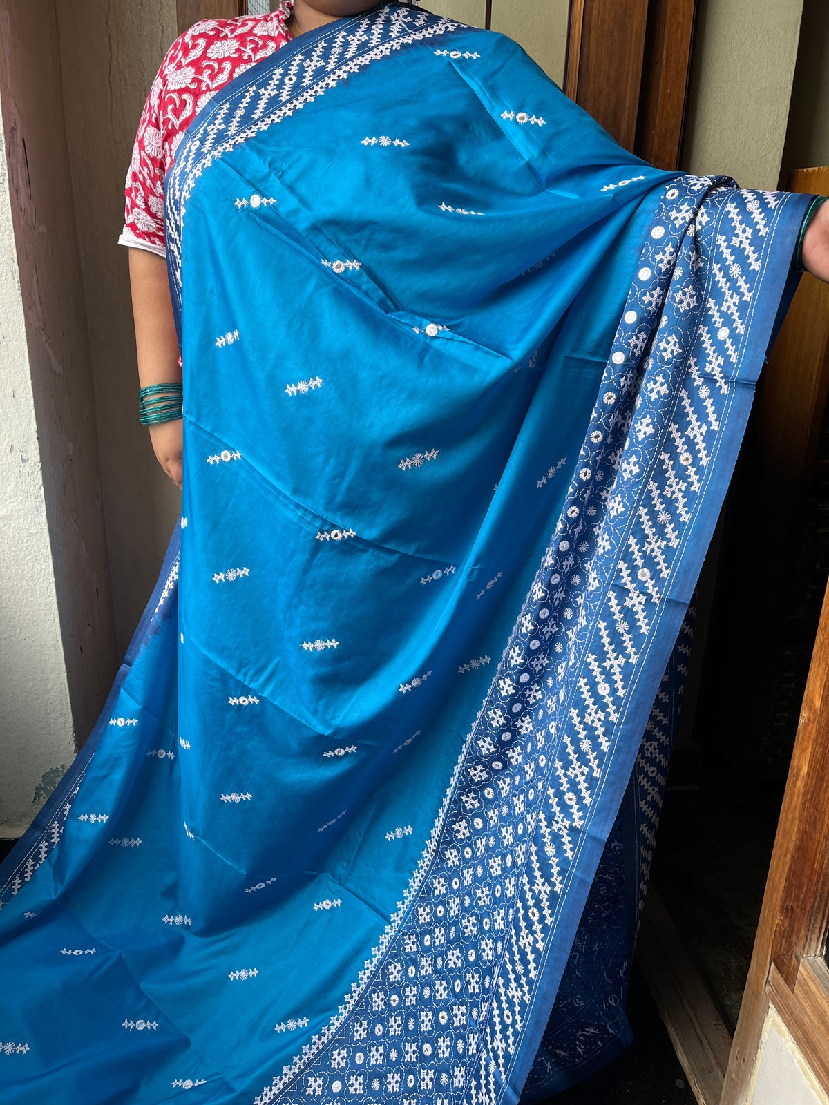 CHARMING Kutchwork Saree
