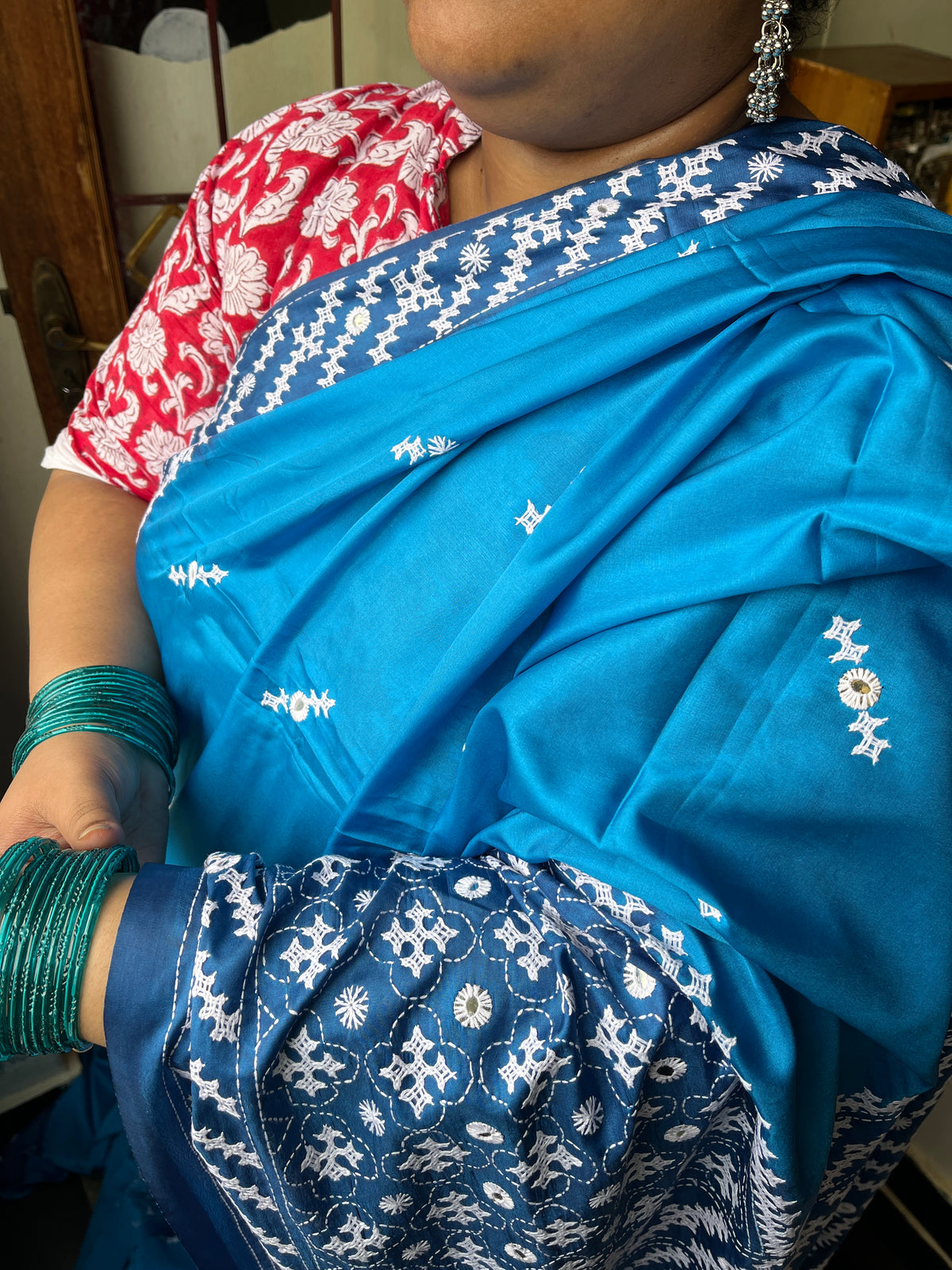 CHARMING Kutchwork Saree
