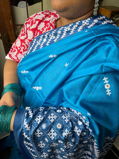 CHARMING Kutchwork Saree