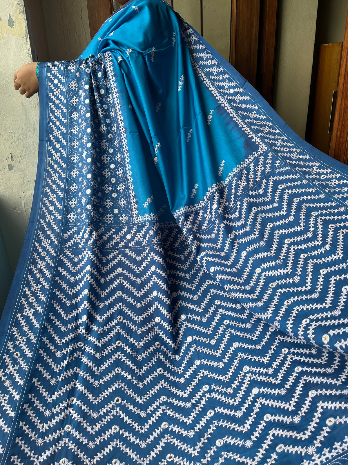 CHARMING Kutchwork Saree
