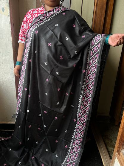 CHAMAK Kutchwork Saree