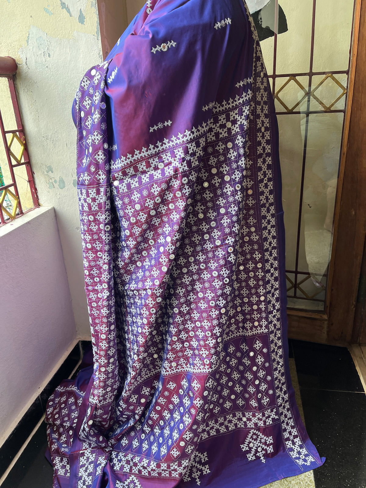 GRAND Kutchwork Saree