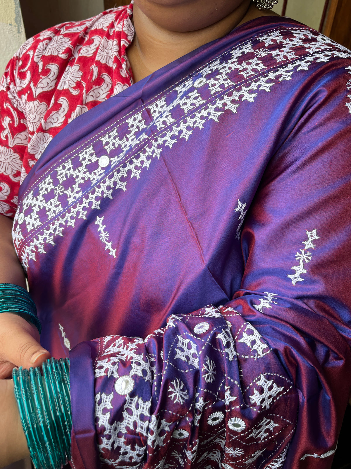 GRAND Kutchwork Saree