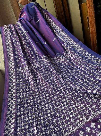 GRAND Kutchwork Saree