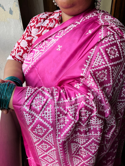 LOVELY Kutchwork Saree