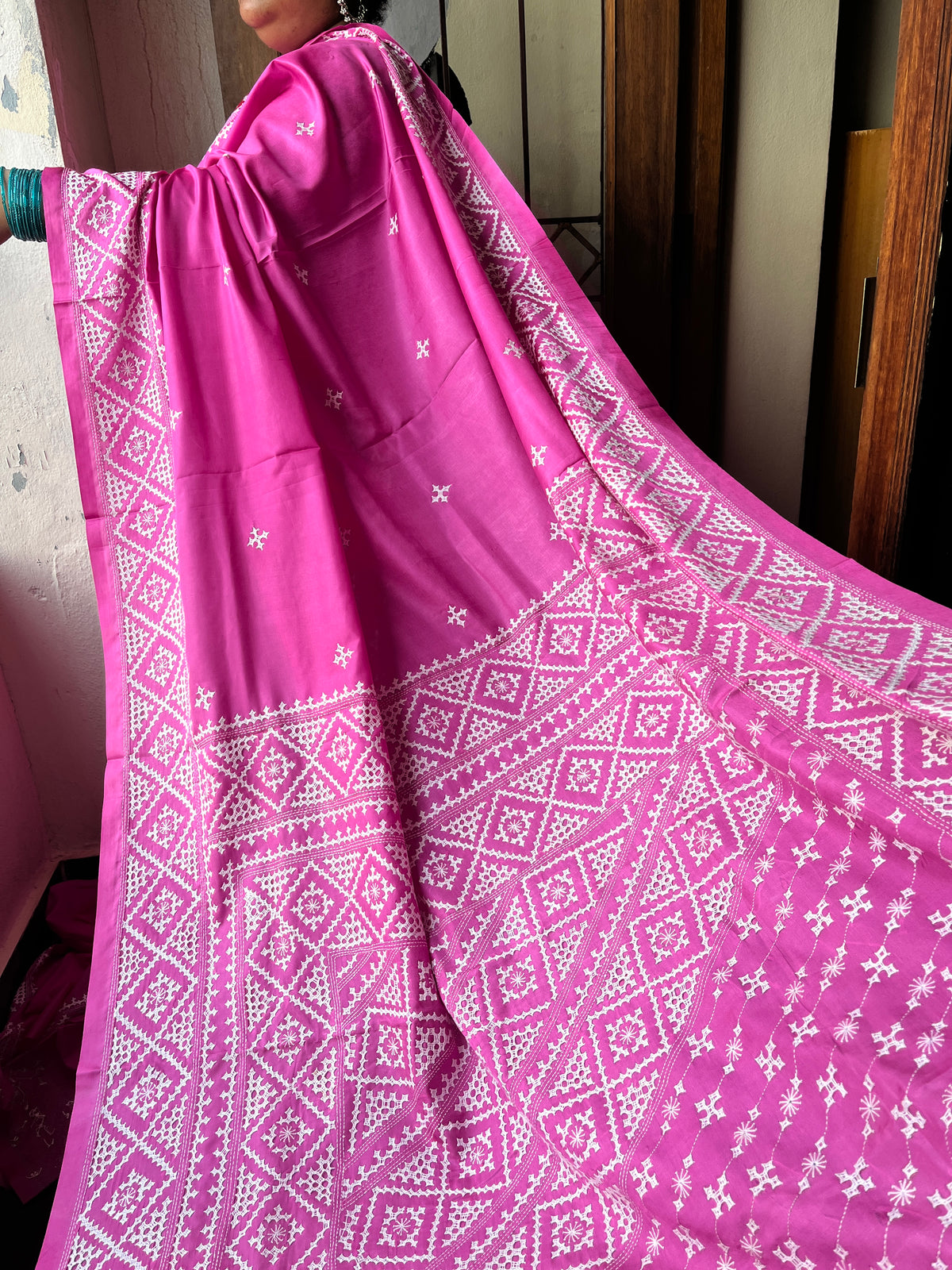 LOVELY Kutchwork Saree