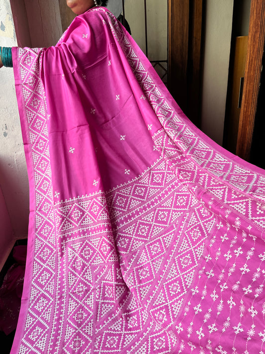 LOVELY Kutchwork Saree