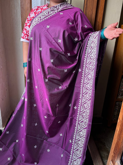 LAAJWAAB Kutchwork Saree